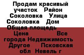 Продам красивый участок › Район ­ Соколовка › Улица ­ Соколовка › Дом ­ 18 › Общая площадь ­ 100 › Цена ­ 300 000 - Все города Недвижимость » Другое   . Псковская обл.,Невель г.